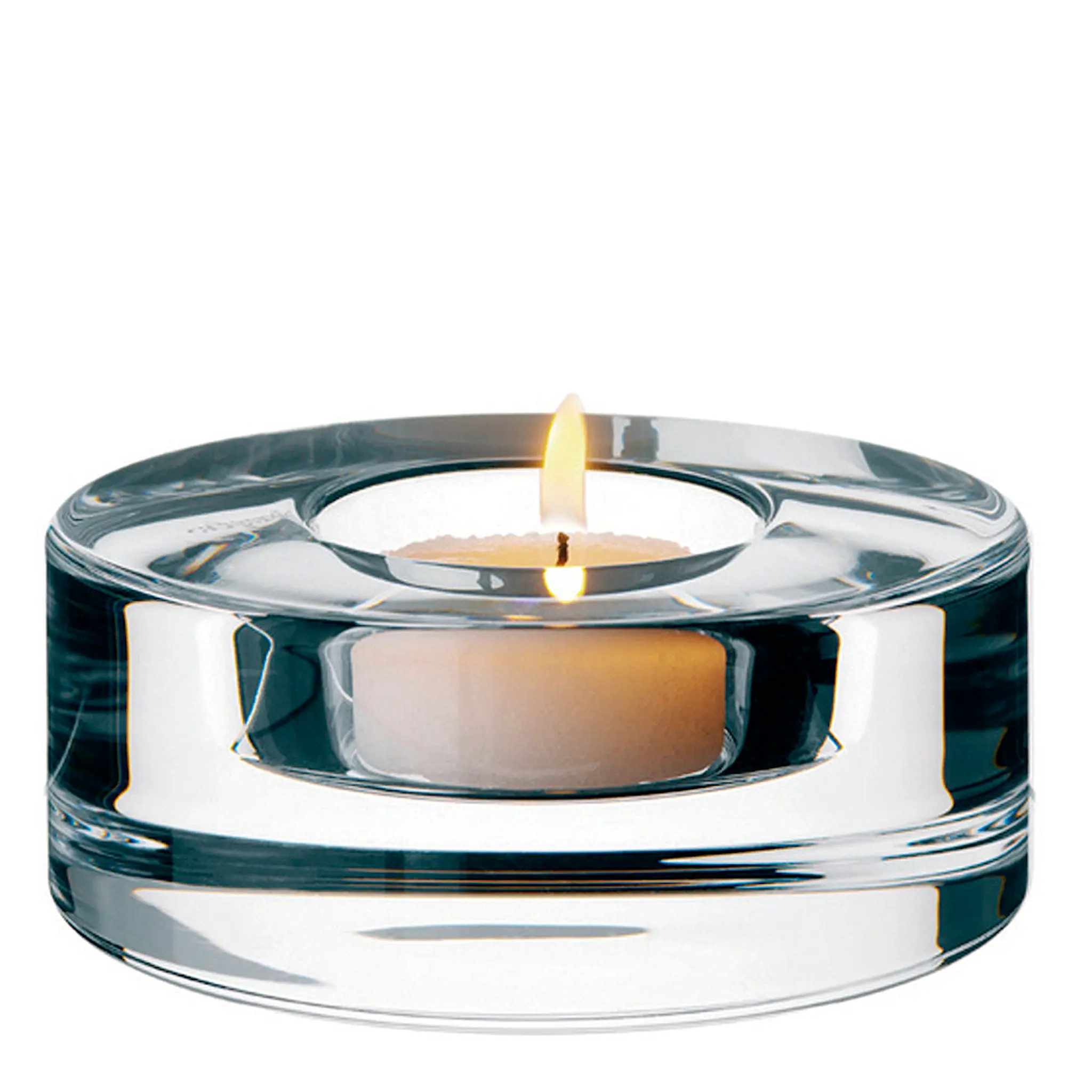 Orrefors Puck Ljuslykta 9,7x3,6 cm Klar