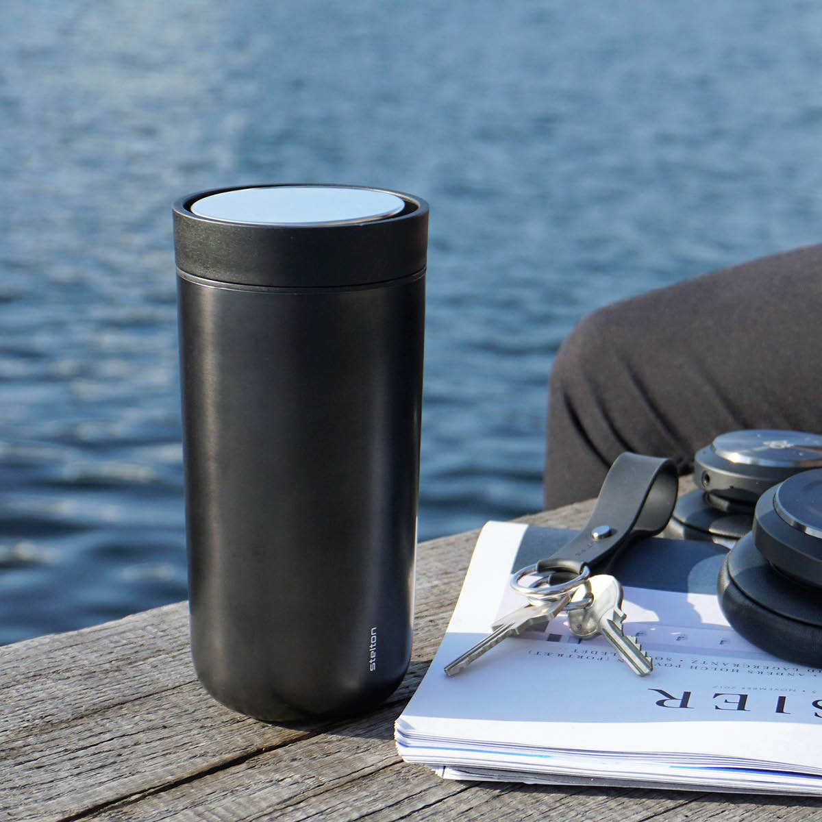 Stelton To Go Click Termosmuki 40 cl Black Metallic