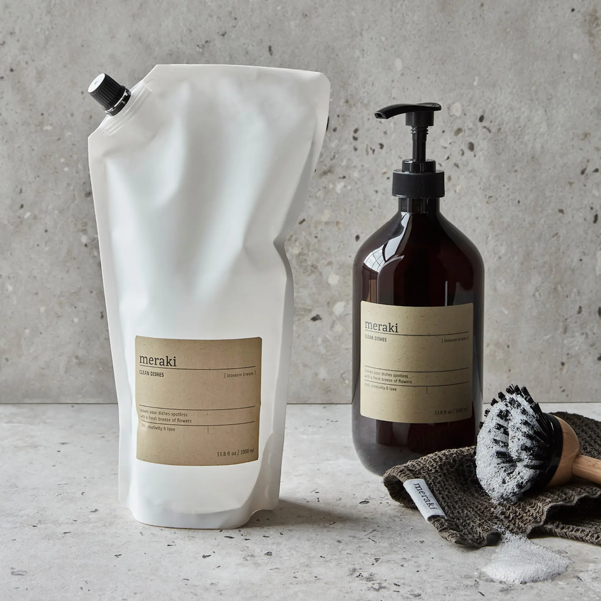Meraki Diskmedel refill 1000 ml blossom breeze