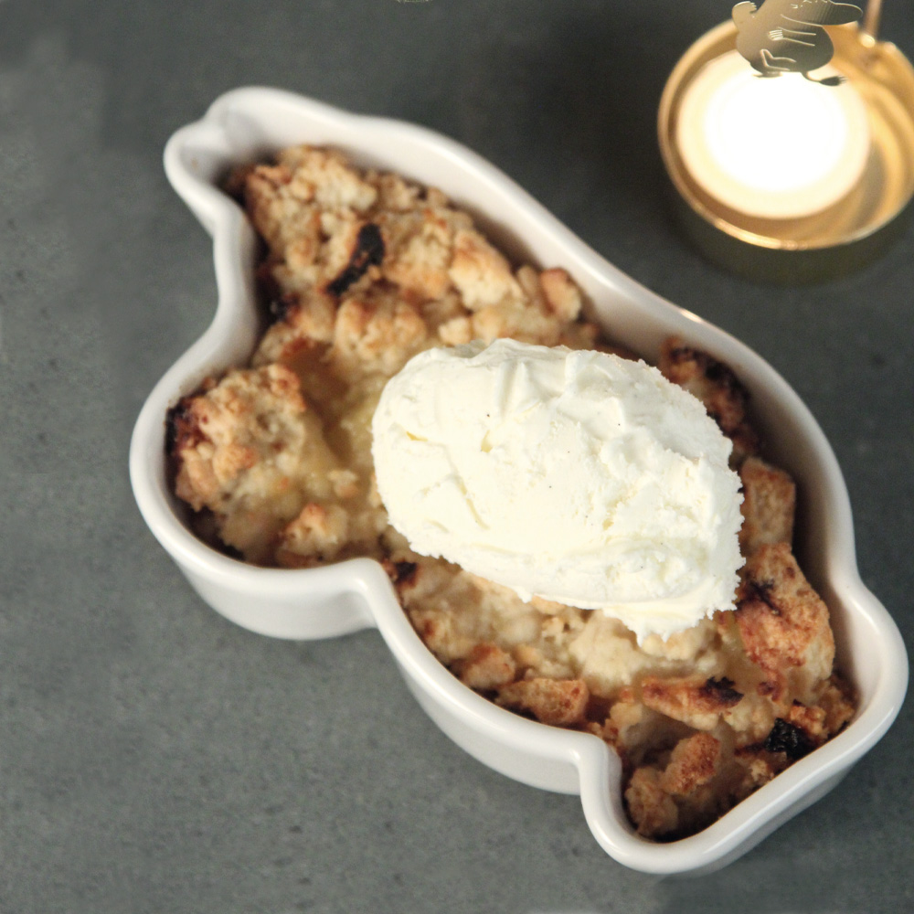 Pluto Mummi ovnsform 17cm hvit