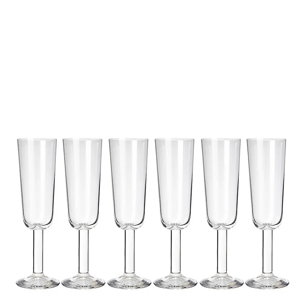 Vera samppanjalasi 16 cl 6 kpl kirkas