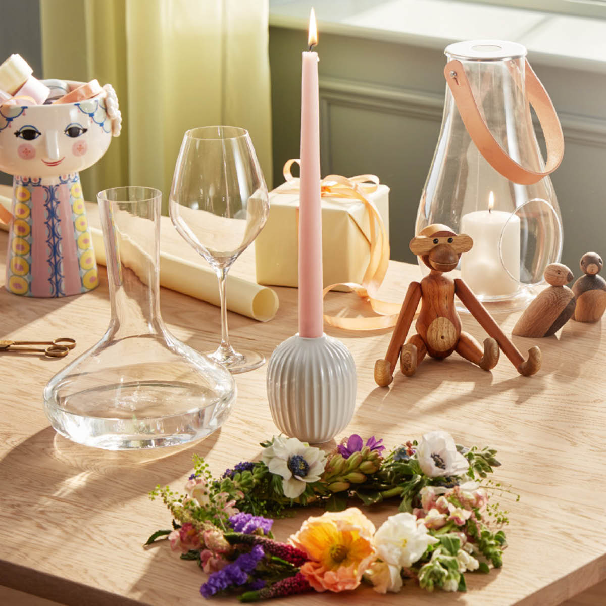 Kähler Hammershøi Ljusstake 8,5 cm Vit