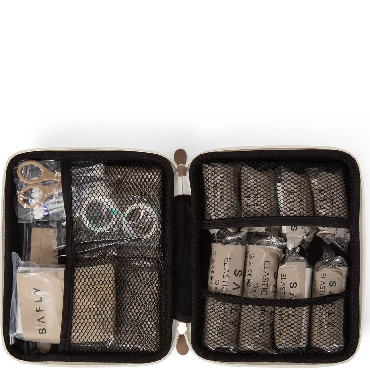 Safly Första hjälpen-kit To-Go 14x4,5x11 cm krämvit