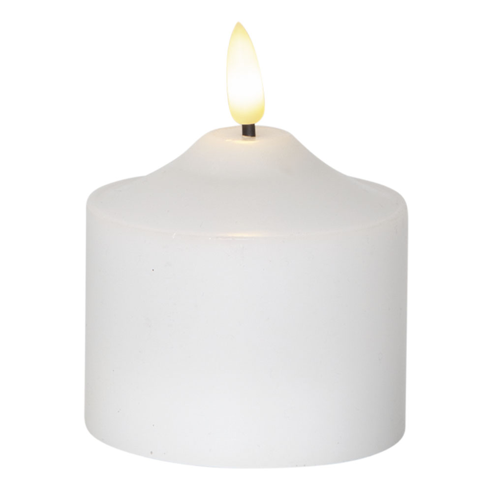 Star Trading - Flamme LED Pöytäkynttilä 9,5 cm Valkoinen
