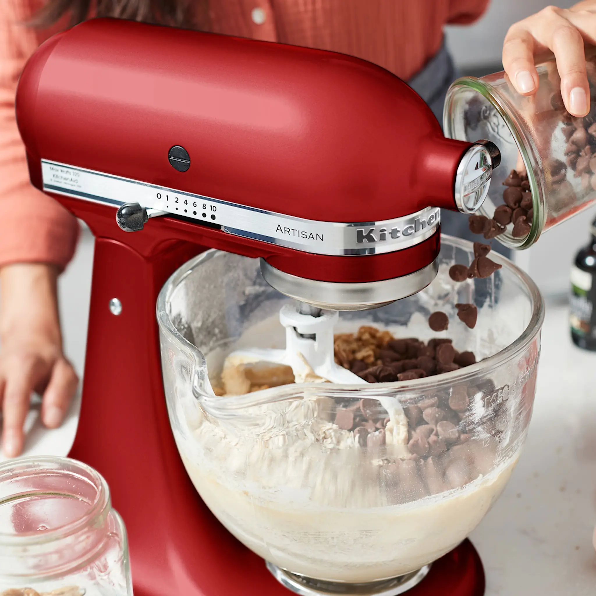 KitchenAid KitchenAid Artisan Köksmaskin 4,8 + 3 L Röd