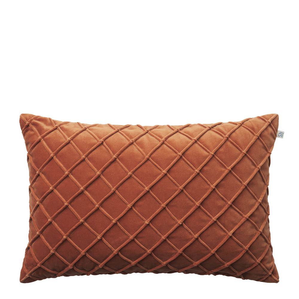 Chhatwal & Jonsson Deva kuddfodral sammet 40x60 cm Terracotta