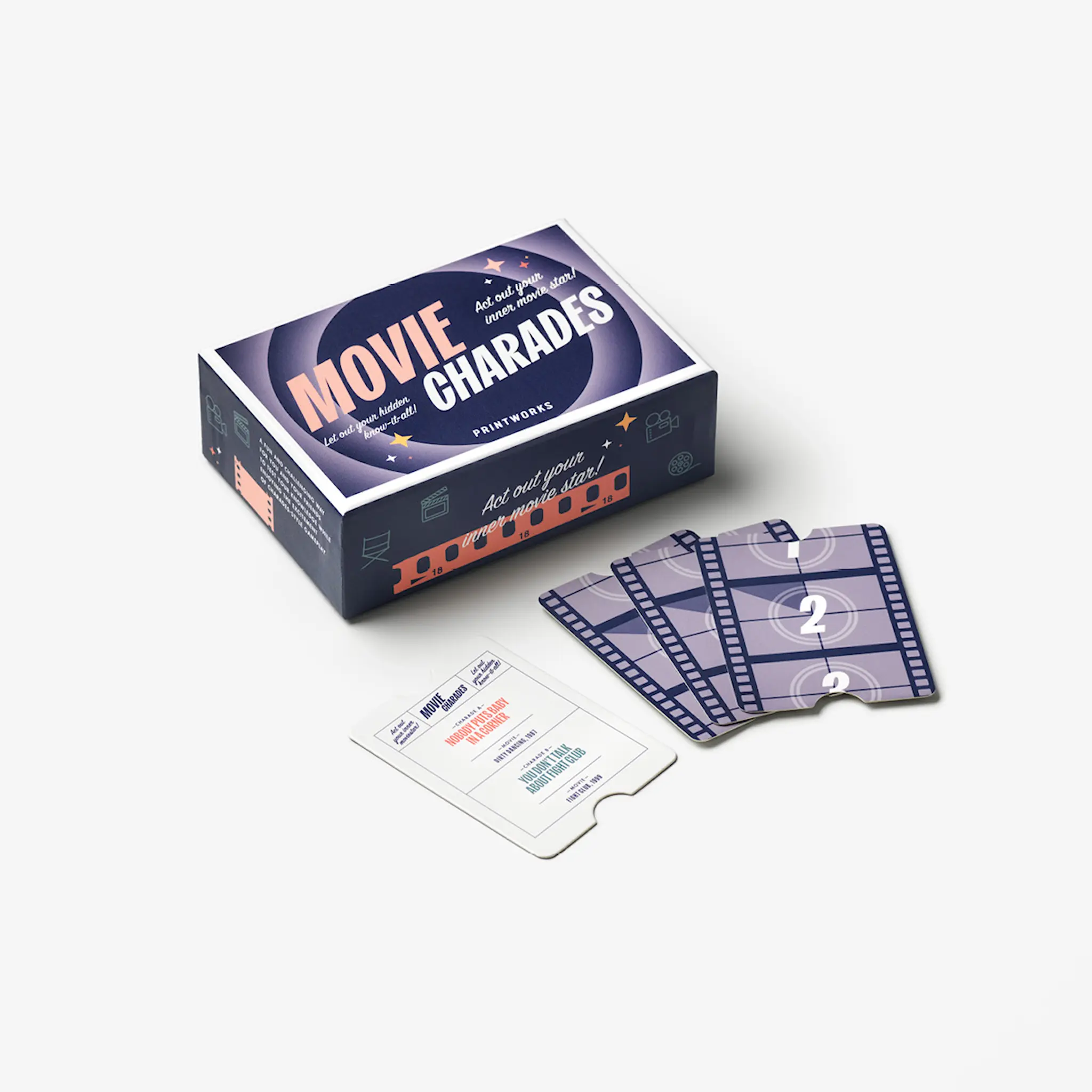Printworks Spel Movie Charades kortspel