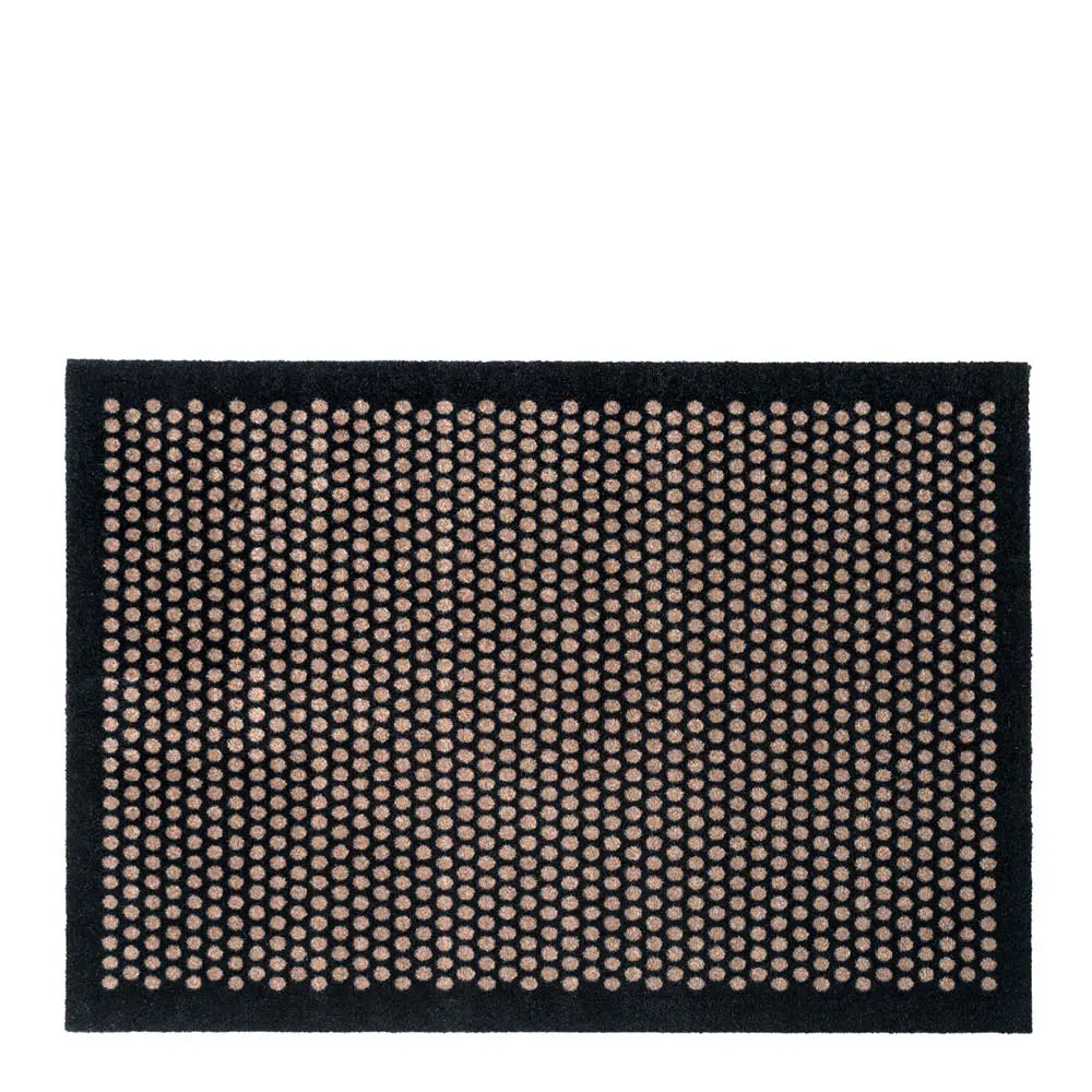 Dot Matto 130x90 cm Musta/Hiekka