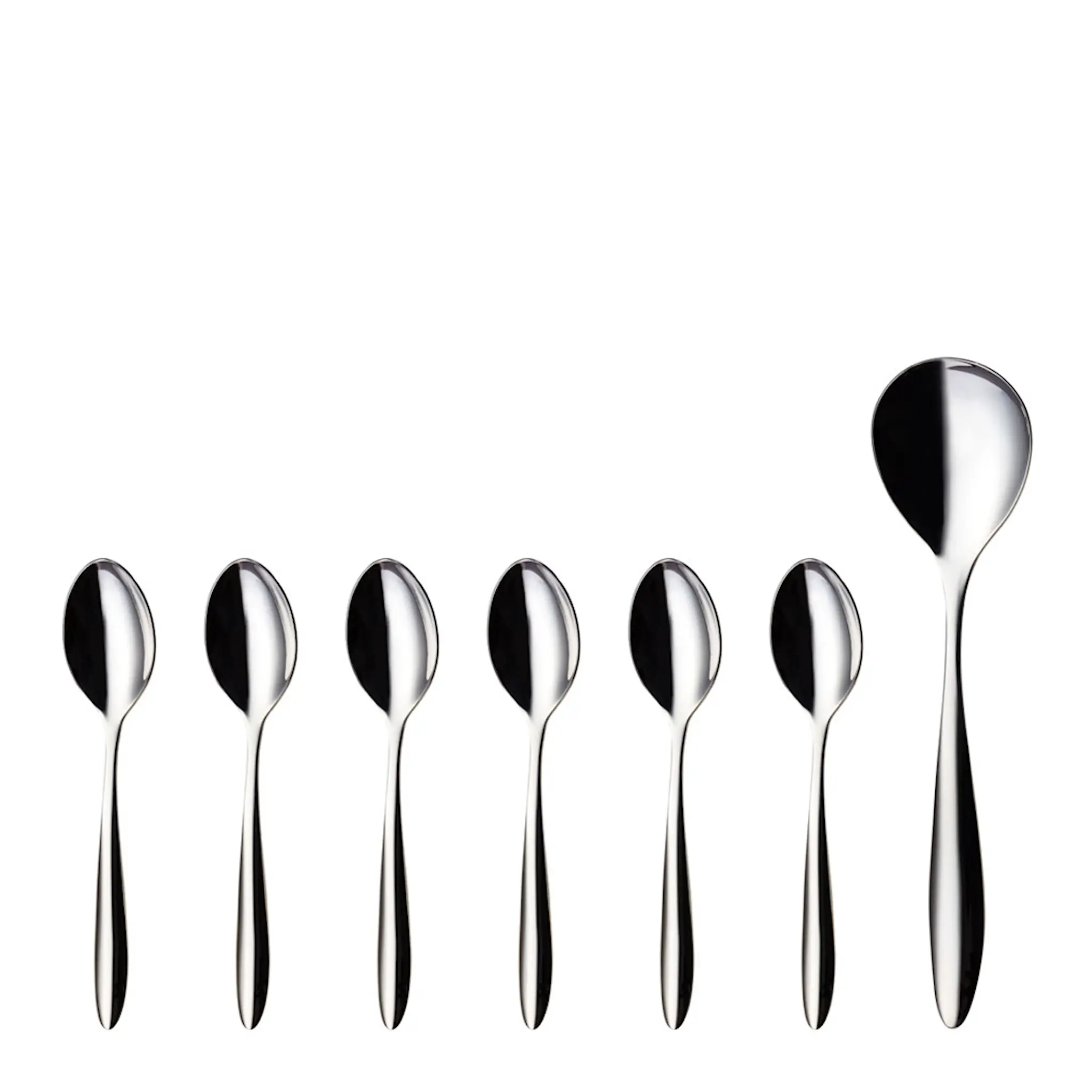 Hardanger bestikk Lykke Dessertset 7 delar