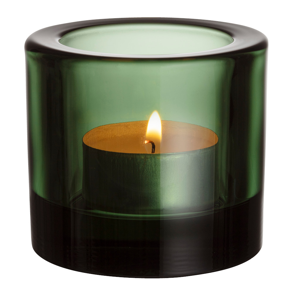 iittala Kivi ljuslykta 6 cm tallgrön