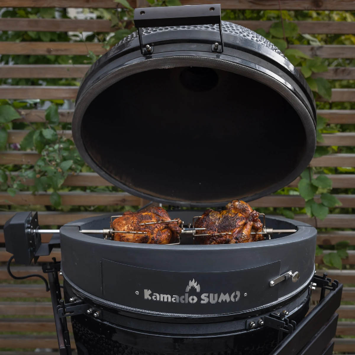Kamado SUMO Grillmesterens Rotisserie & Pizzaovn tilbehør til Midi & Large