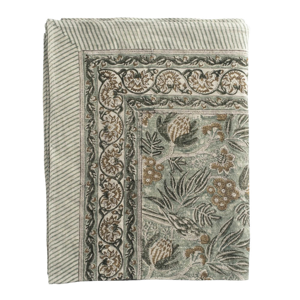 Chamois Parrot duk linne 170x270 cm sea foam