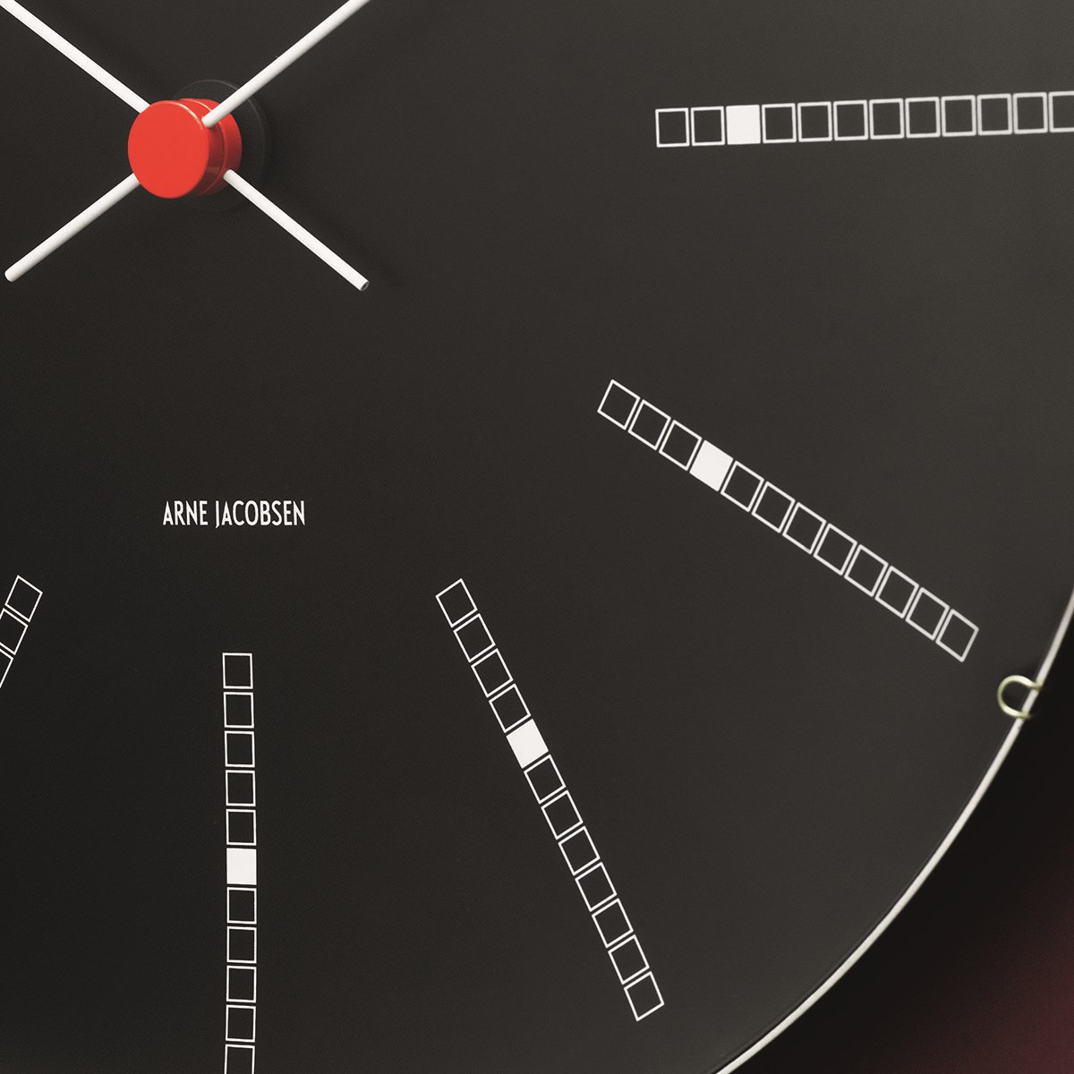 Arne Jacobsen Bankers veggur 21 cm svart