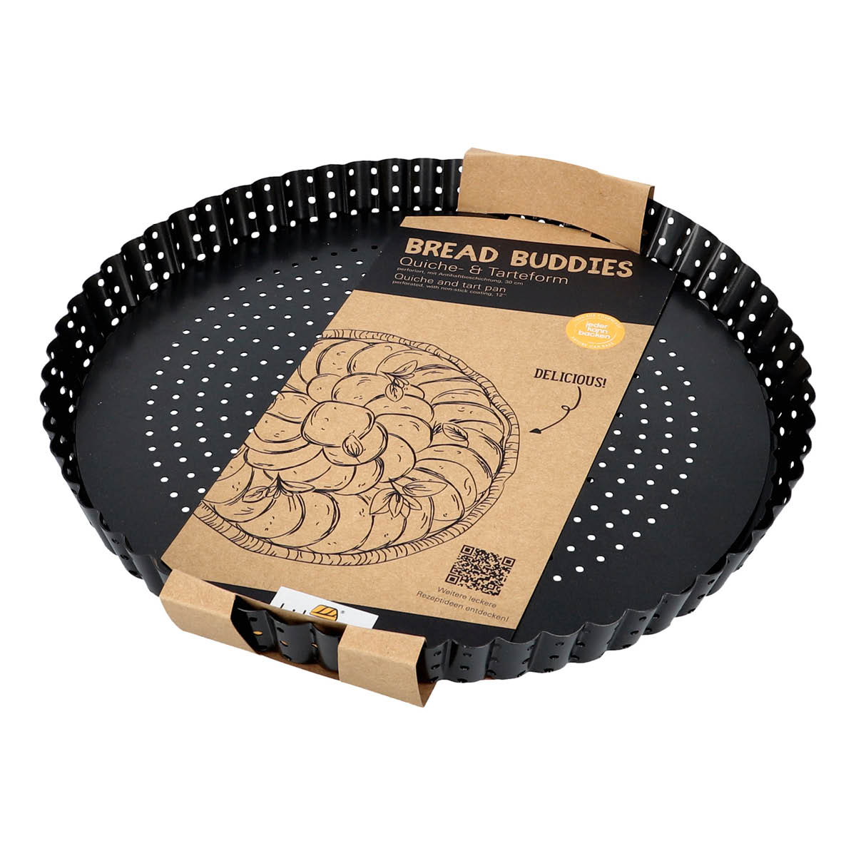 Birkmann Bread Buddies pajform 30 cm perforerad