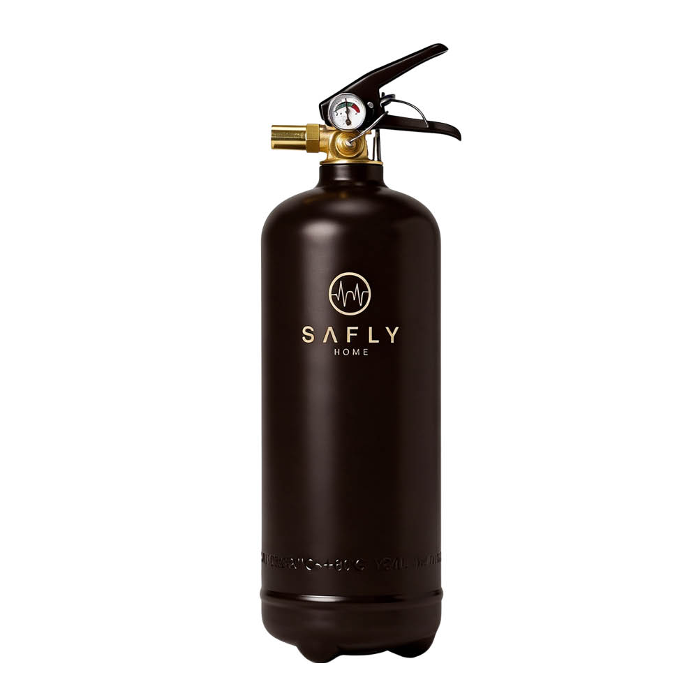 Safly Rescue brandsläckare 2 kg brun