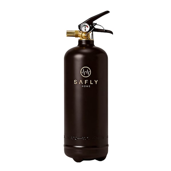 Rescue brandsläckare 2 kg brun