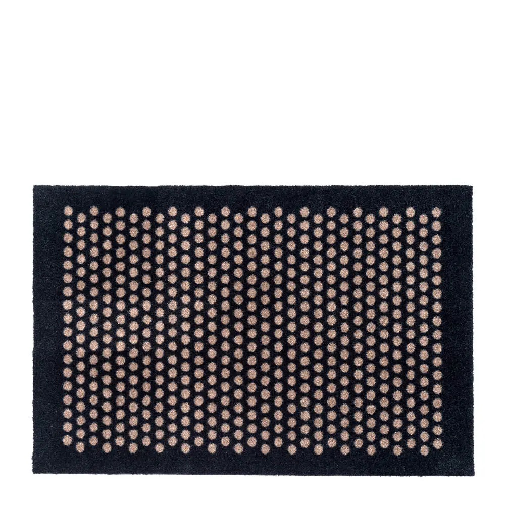 Dot Matto 90x60 cm Musta/Hiekka