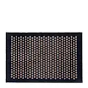 Dot golvmatta 90x60 cm svart/sand