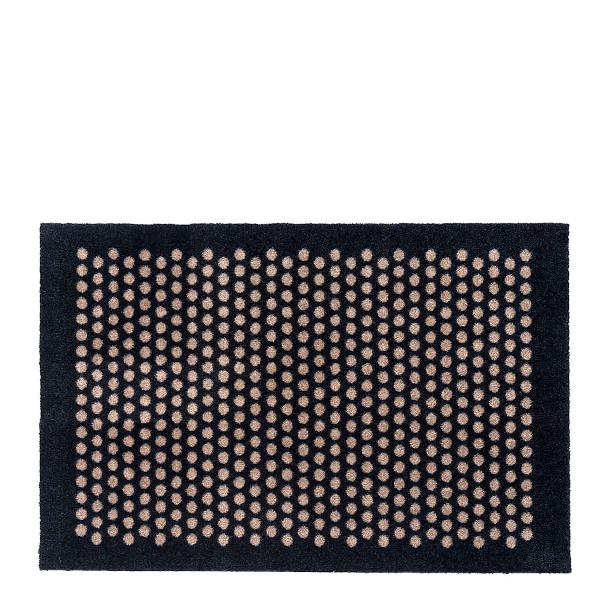 Tica Copenhagen Dot golvmatta 90x60 cm svart/sand
