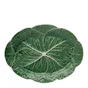 Cabbage serveringsfat 43x32 kålblad grön