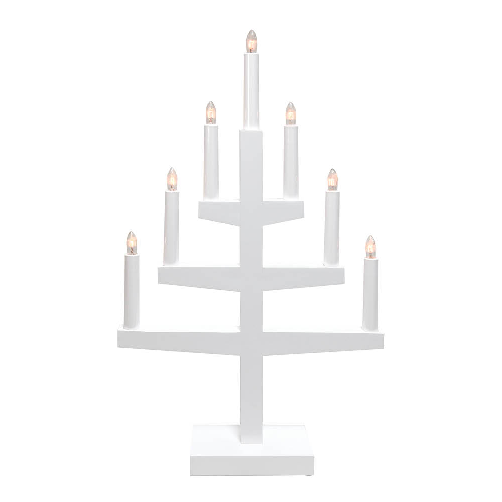 Star Trading Trapp kynttelikkö 54x34 cm valkoinen