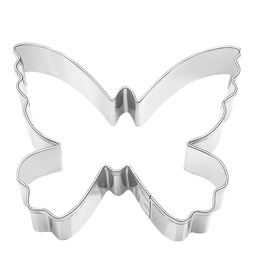 Birkmann - Cookie Cutters Piparkakkumuotti perhonen 7 cm Ruostumaton teräs