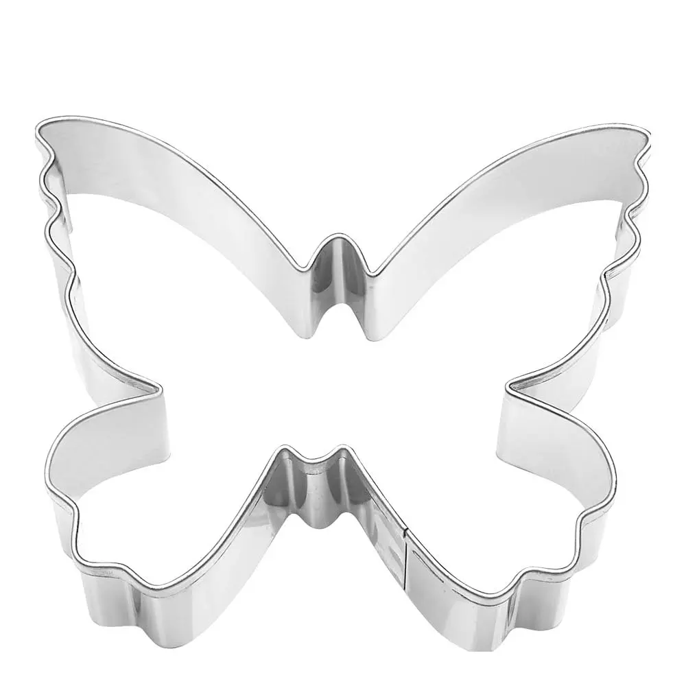 Cookie Cutters Piparkakkumuotti perhonen 7 cm Ruostumaton teräs