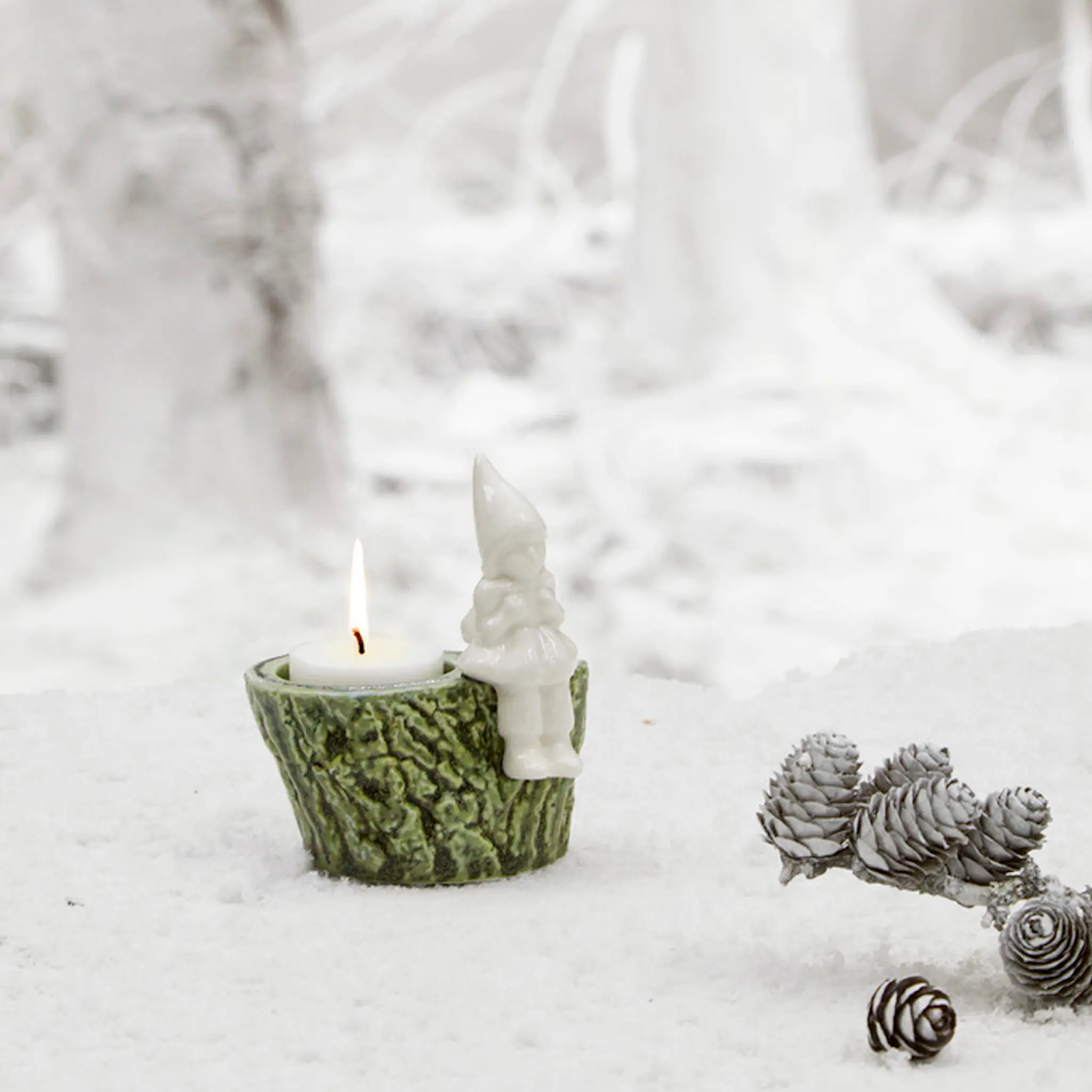 Kähler Christmas Tales Kynttilänjalka 10 cm Break