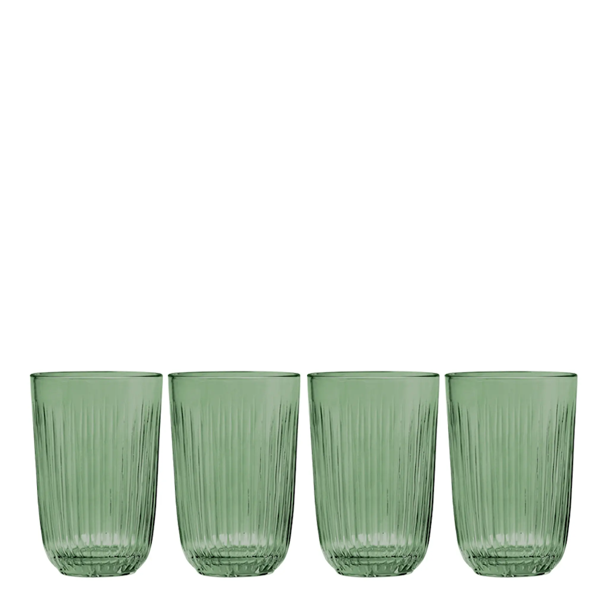 Kähler Hammershøi Vattenglas 37 cl 4-pack Grön