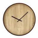 Oslo Large väggklocka 50 cm brun/mörk