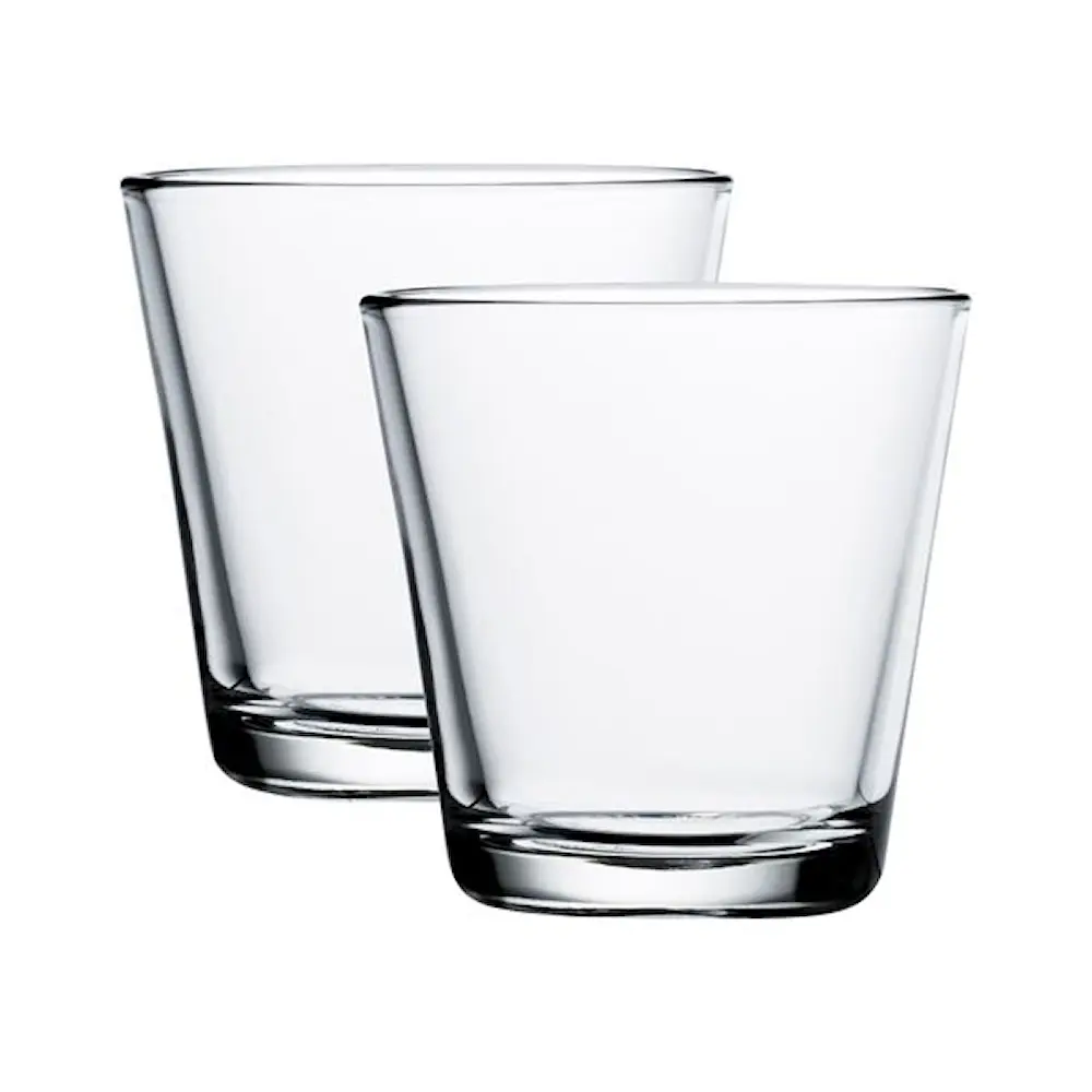 Kartio glass 21 cl klar 2 stk