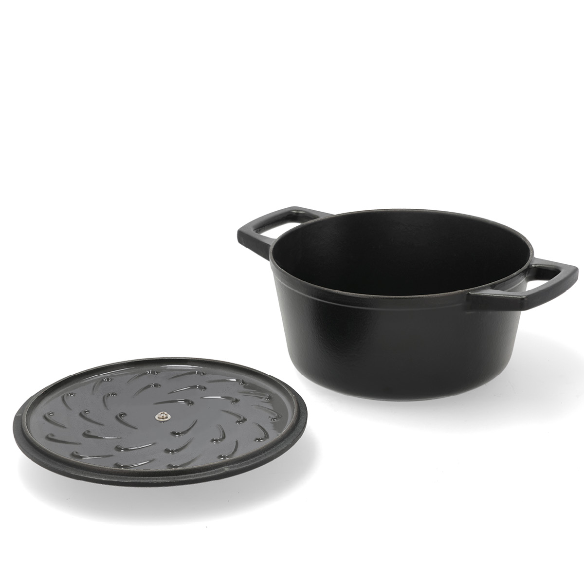 Holm Holm Valurautapata 3,6 L 22,5 cm Musta