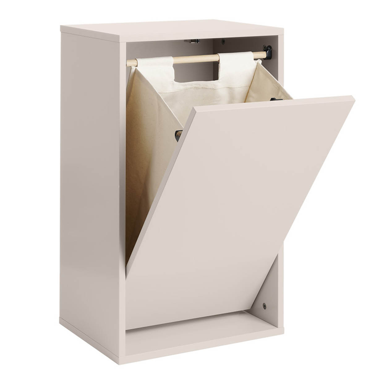 ReCollector Laundry Boks Pyykkikori 30x43x70 cm Silver Cloud Grey