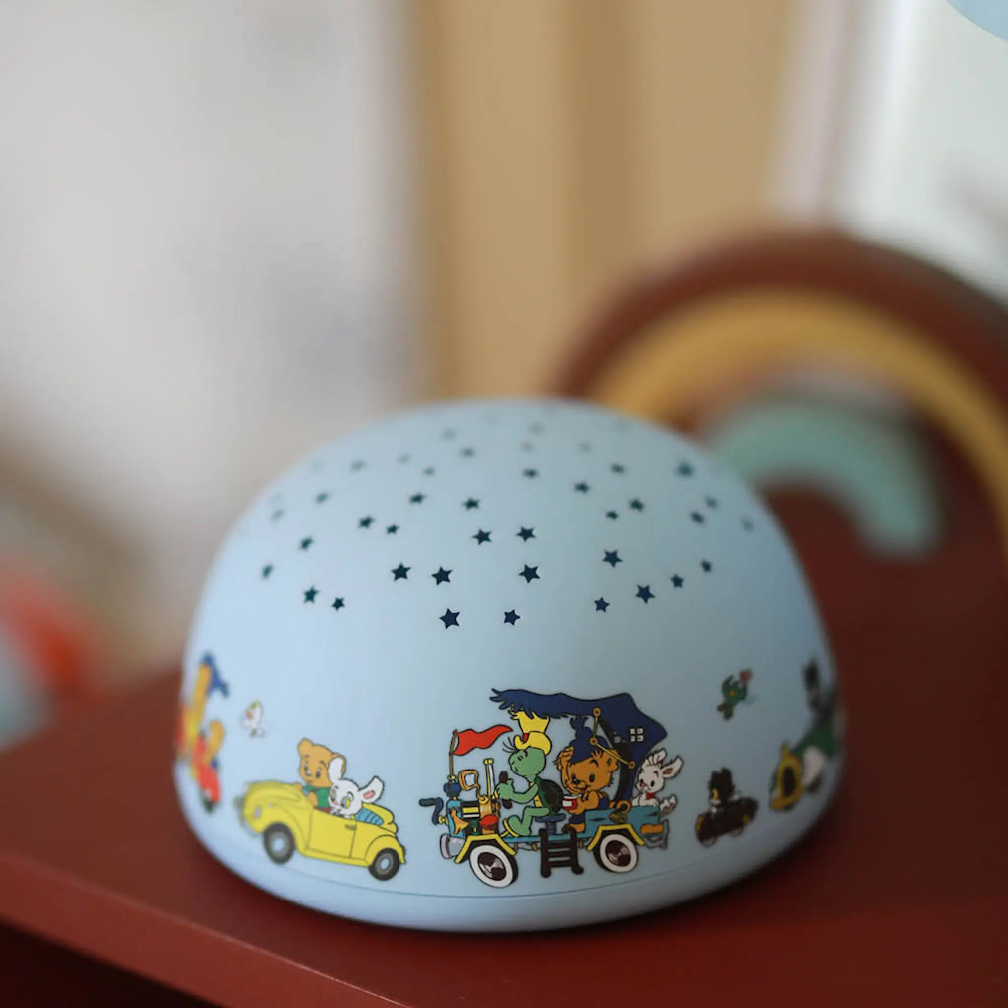 Rätt Start Bamse nattlampa med stjärnhimmel och musik