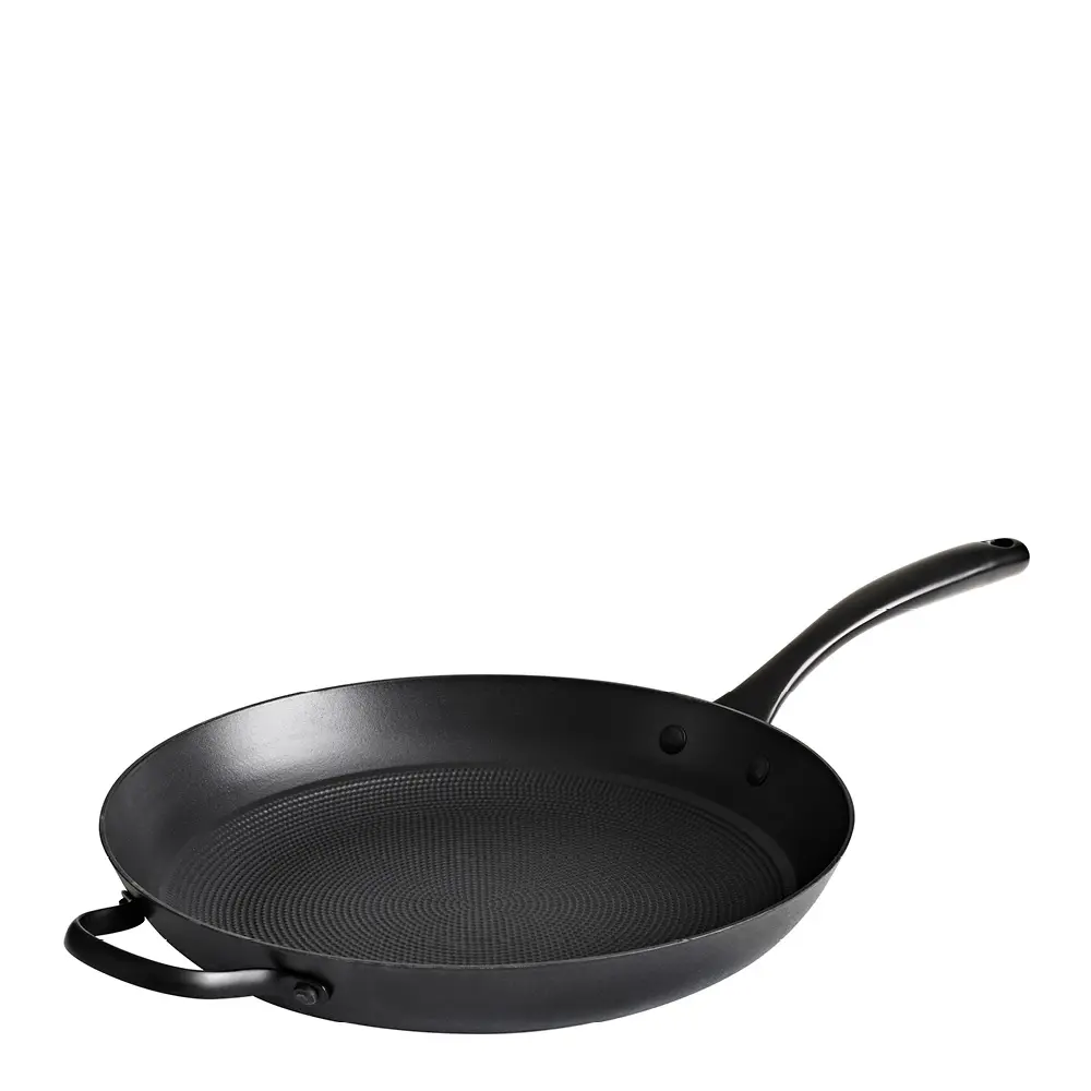 Støpejernspanne med Honeycomb keramisk belegg 32 cm