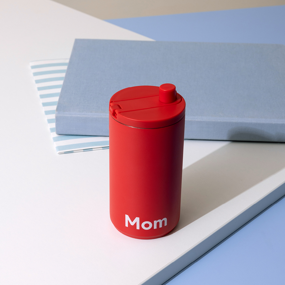 Design Letters Travel termokopp MOM 35 cl deep sea coral