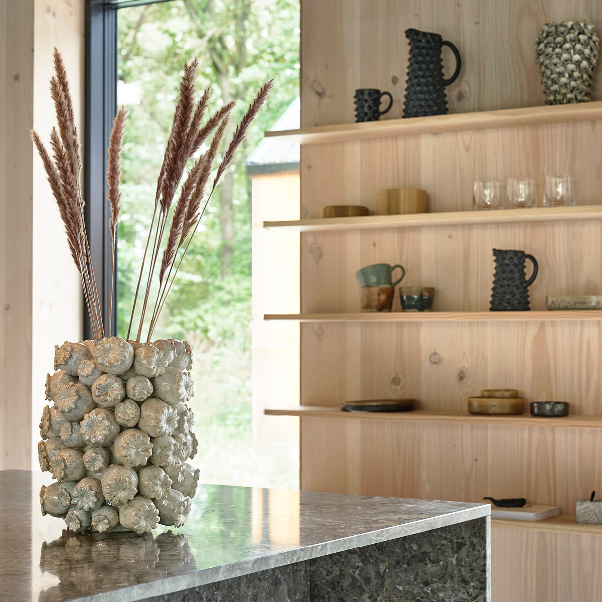 Villa Collection Elha Maljakko 32 cm Cream