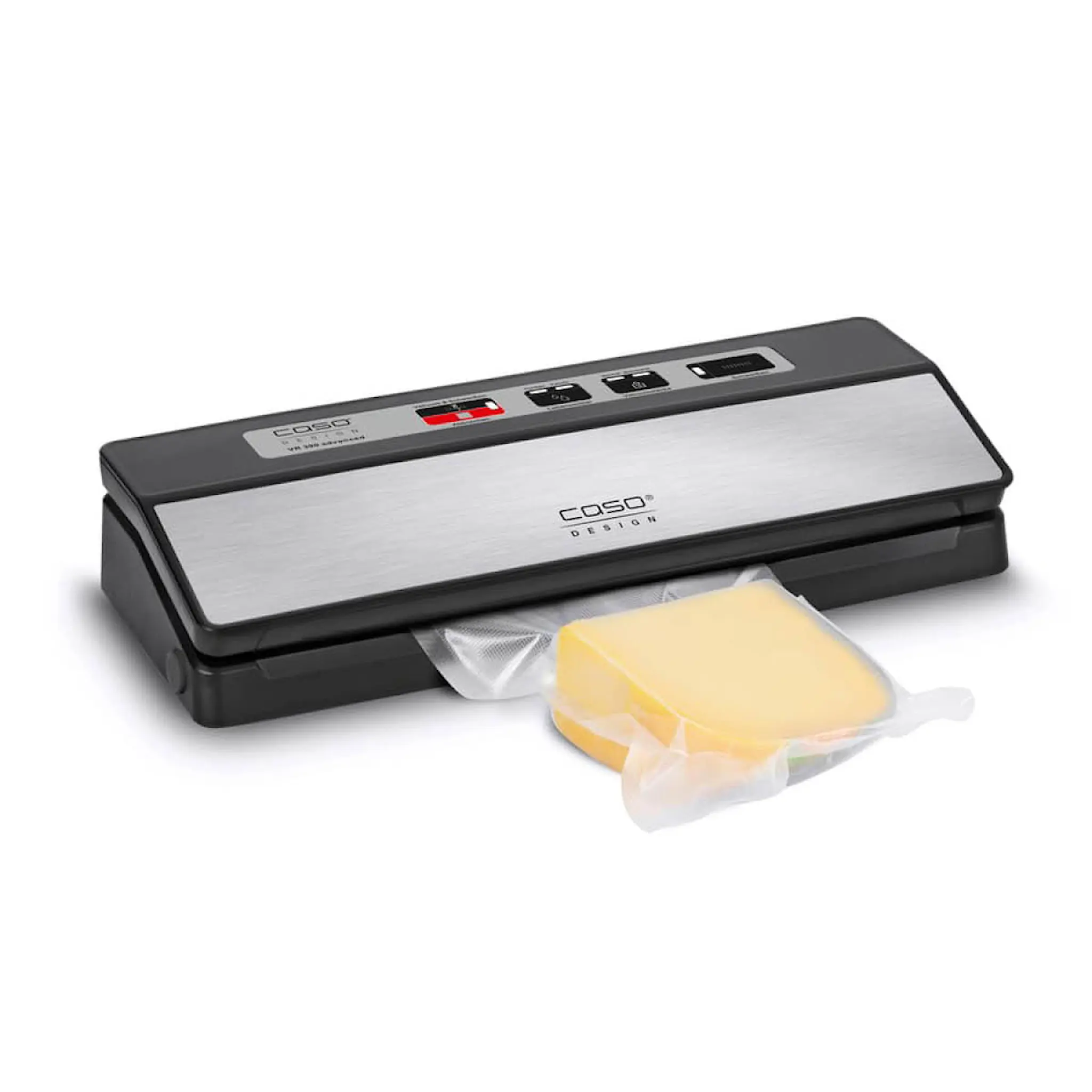 Caso VR 390 Advanced Tyhjiöpakkauslaite Hopea/Musta