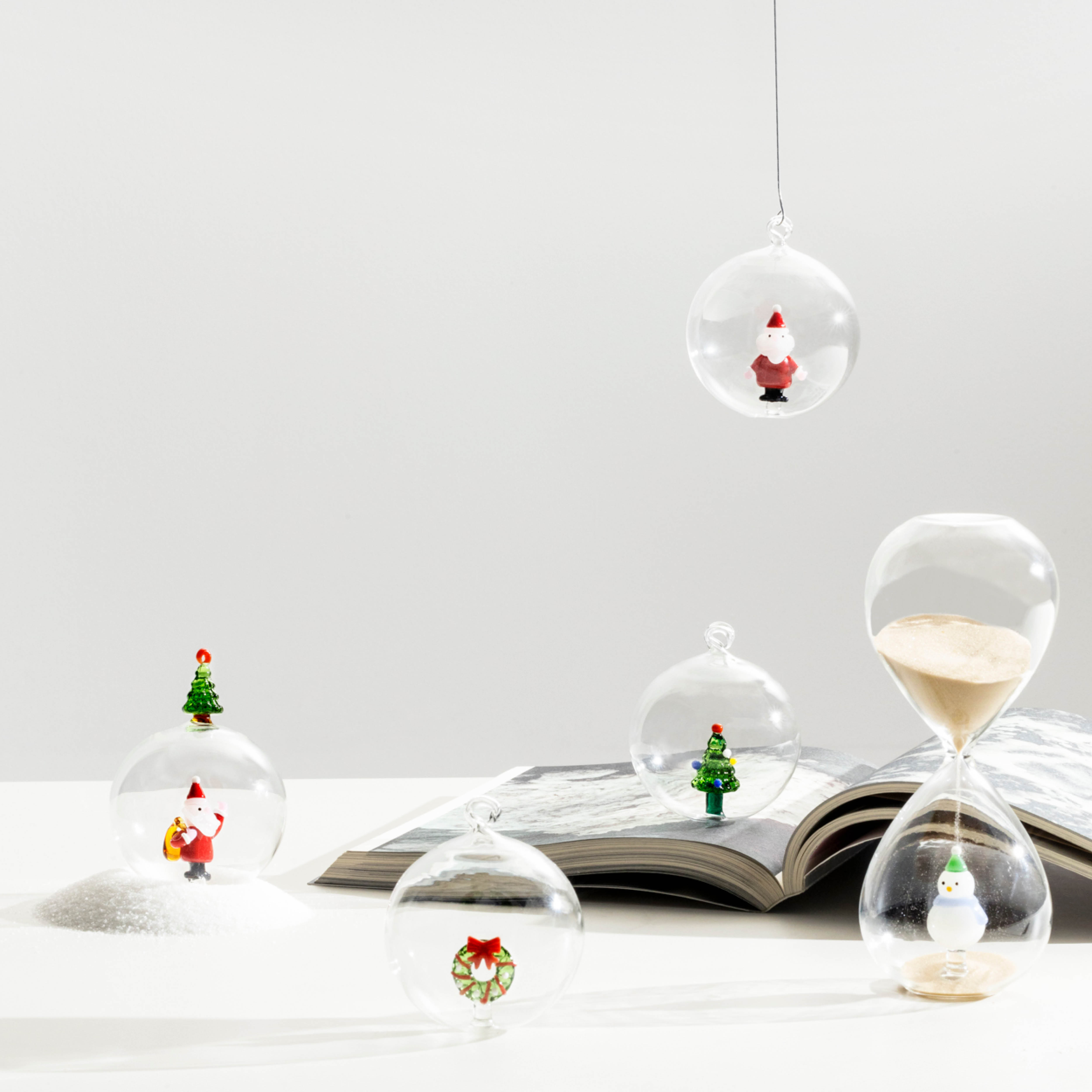 Ichendorf Milano Christmas Tales julekule glass 8 cm julekrans