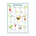 Kökshandduk 50x72 cm Cocktails