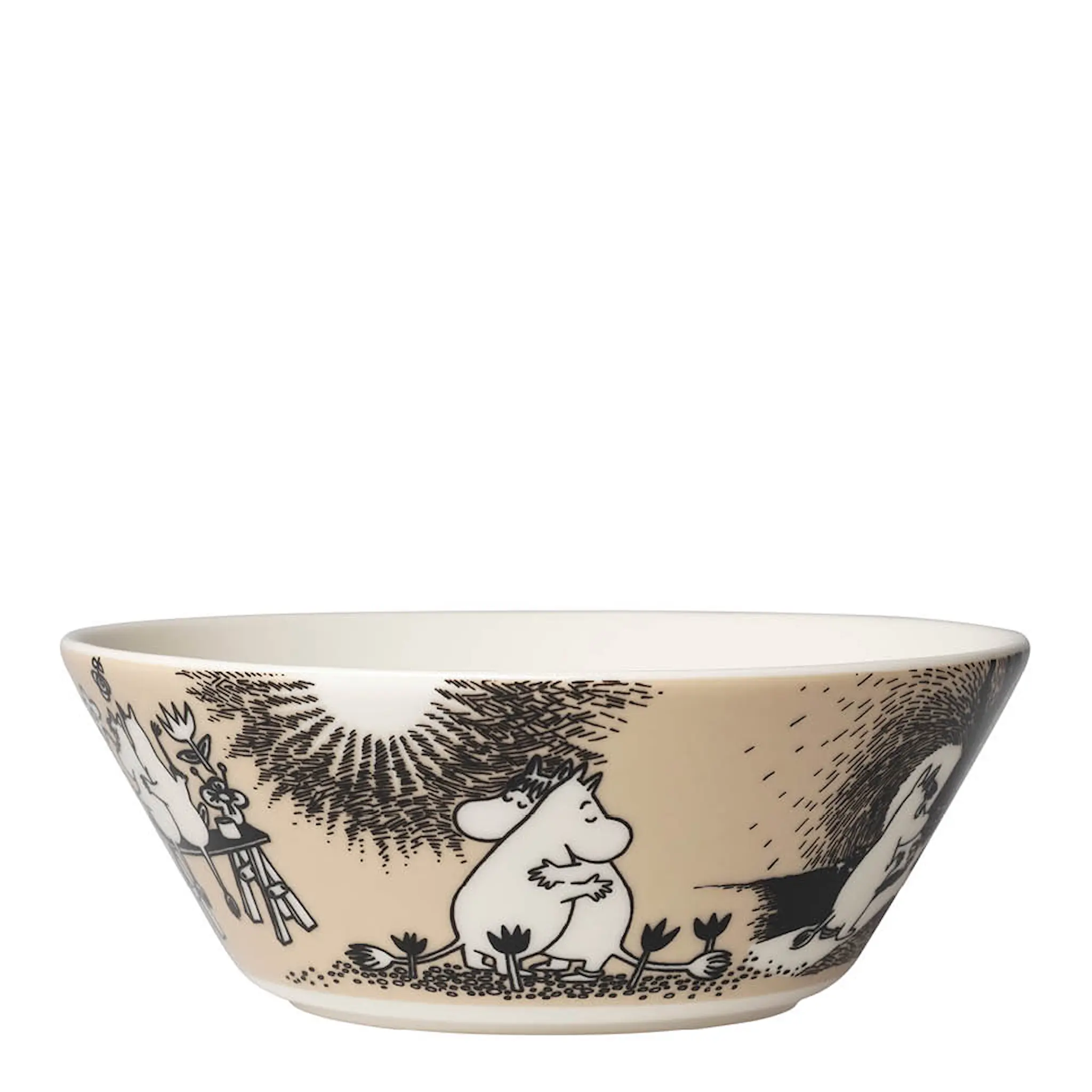 Moomin Arabia Mumin skål 15 cm Kärlek beige