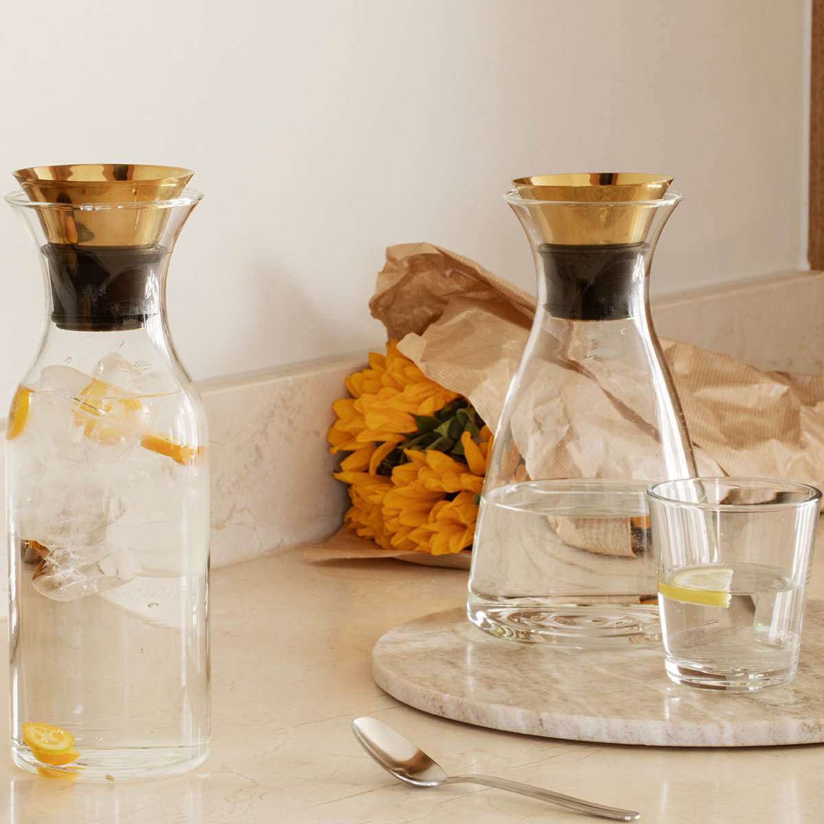 Eva Solo Dryppfri karaffel 1L messing