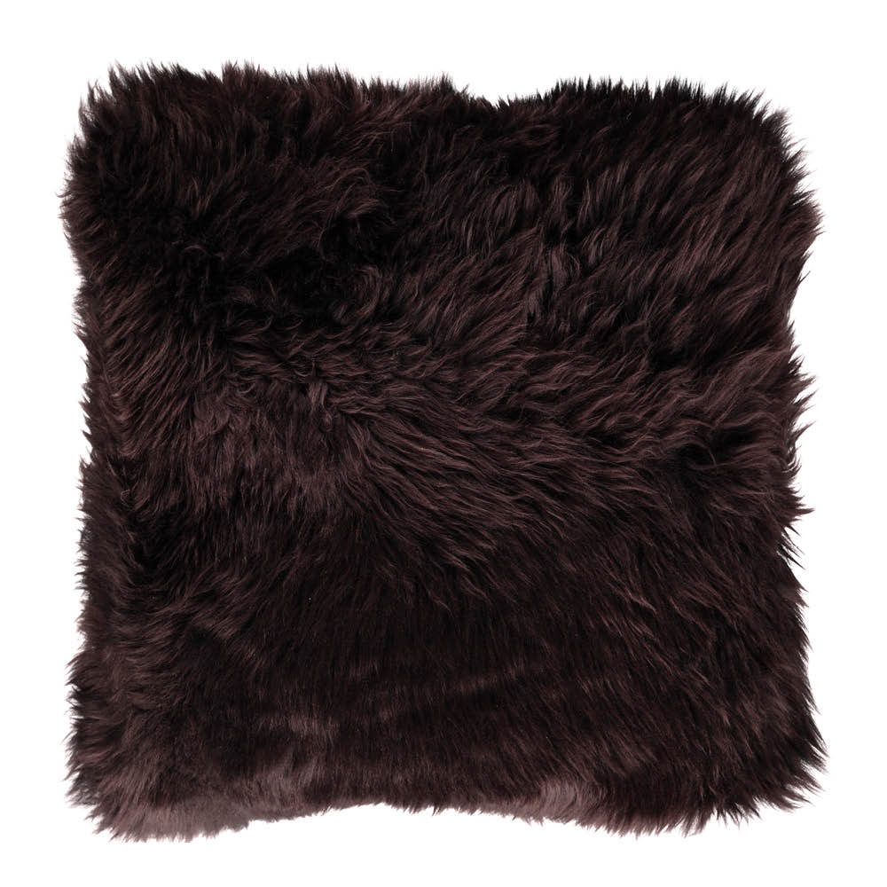 Natures Collection Tyynynpäällinen New Zealand lampa 40x40 cm suklaa