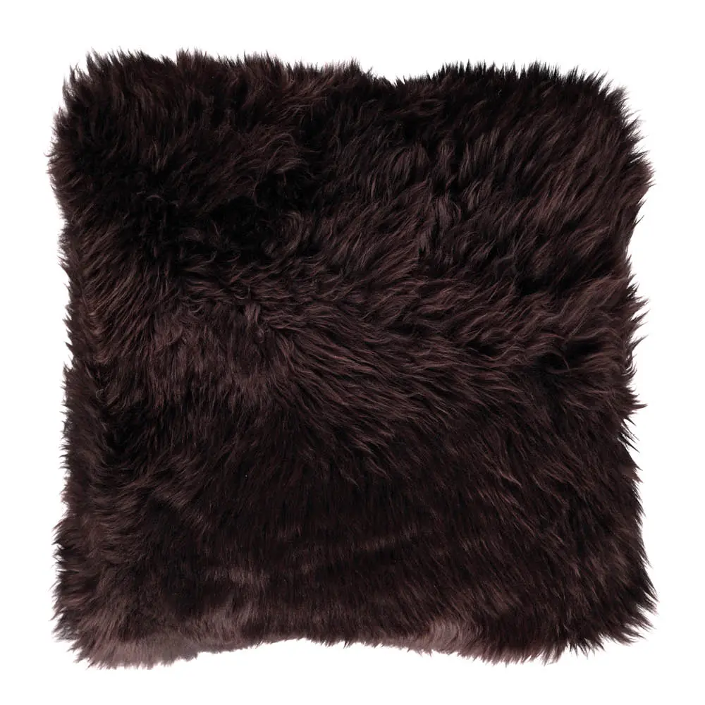 Tyynynpäällinen New Zealand lampa 40x40 cm suklaa