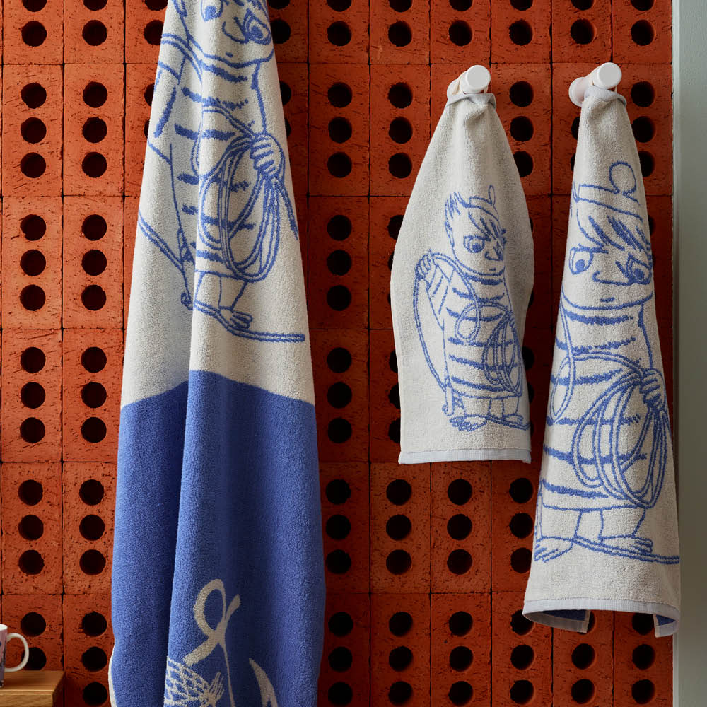 Moomin Arabia Muumi Käsipyyhe Tuu-tikki 50x70 cm Sininen