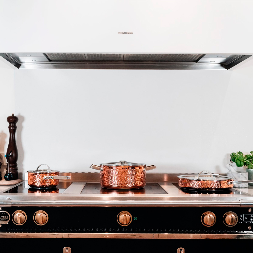 Vargen & Thor Modell Y traktørpanne 28 cm kobber