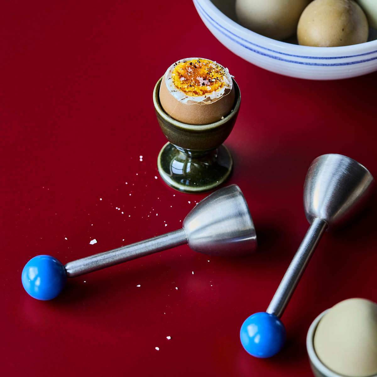 Nicolas Vahé Eggåpner 13 cm blå