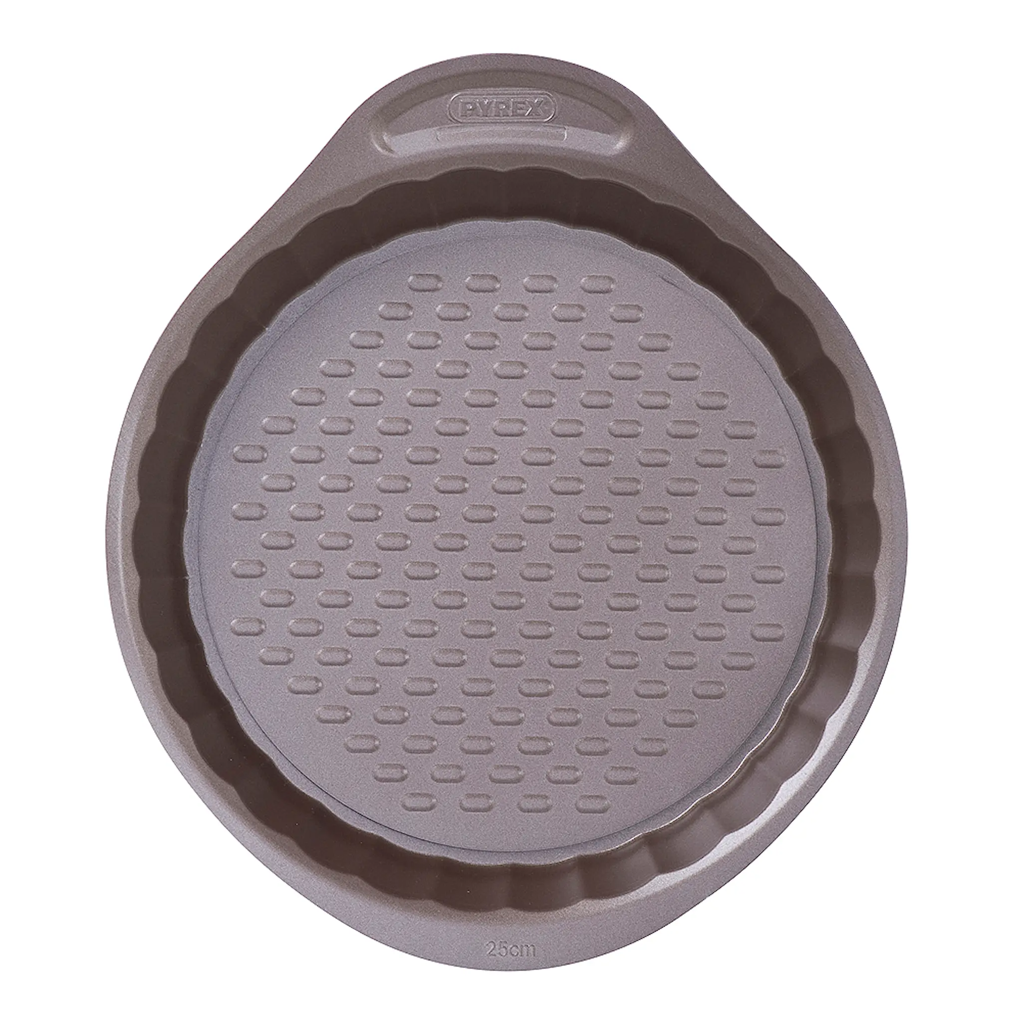 Pyrex Asimetria Pajform med lös botten Kolstål 25 cm