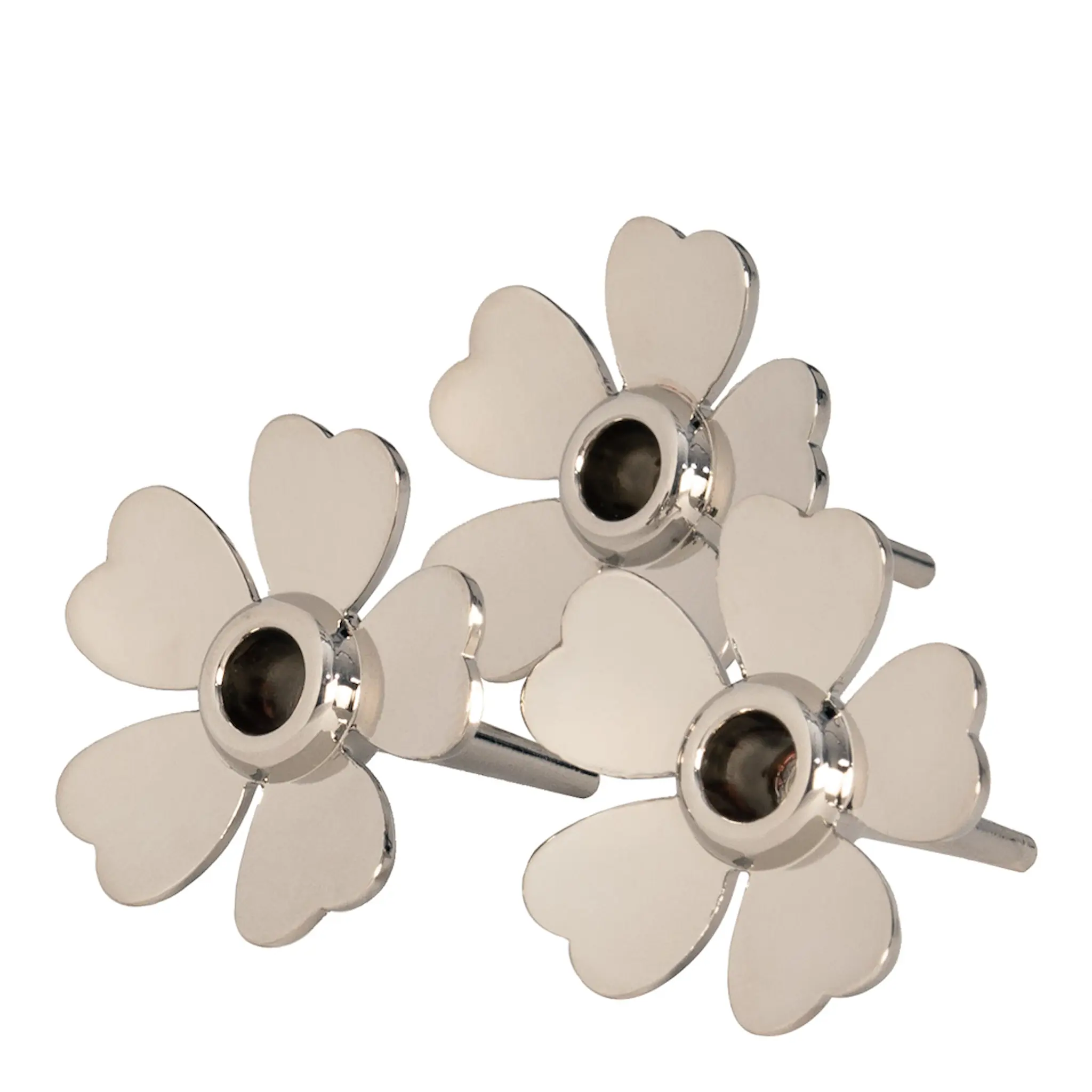 Design House Stockholm Me To You Tårtljushållare 3-pack Silver