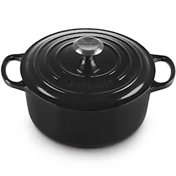 Signature Gjutjärnsgryta rund 24 cm 4,2 L black blank